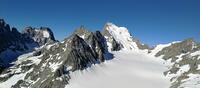 Panorama sur le Glacier Blanc Panorama sur le Glacier Blanc